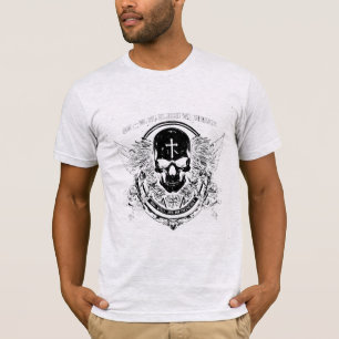 Futuristisches Cyber-Skelett T-Shirt