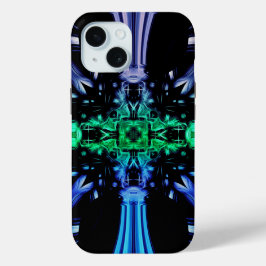 Futuristisches elektrisches Plasma-Fraktaldesign Case-Mate iPhone Hülle