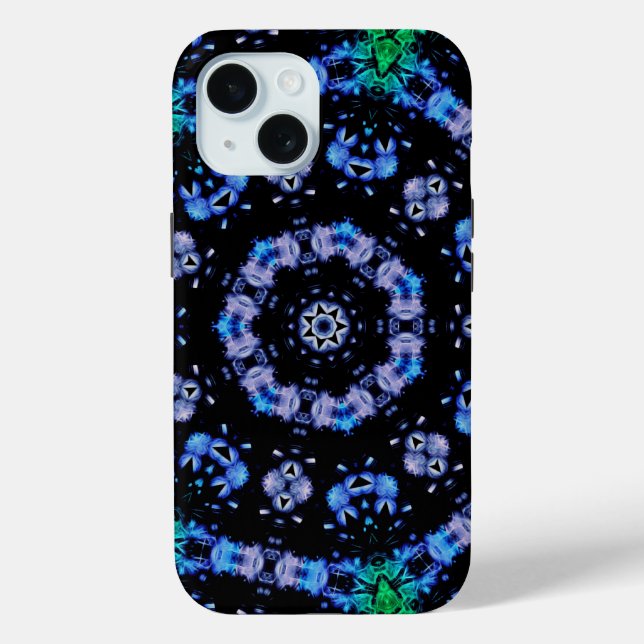 Futuristisches elektrisches Plasma-Fraktaldesign Case-Mate iPhone Hülle (Rückseite)