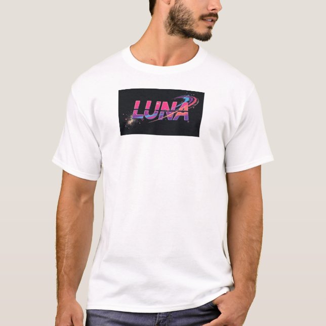 Futuristisches Flair der LUNA T-Shirt (Vorderseite)