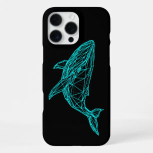 Futuristisches geometrisches Wal iPhone 16 Pro Max Hülle