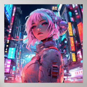 Futuristisches Kunstposter: Ludo ne Agni Om fessel Poster