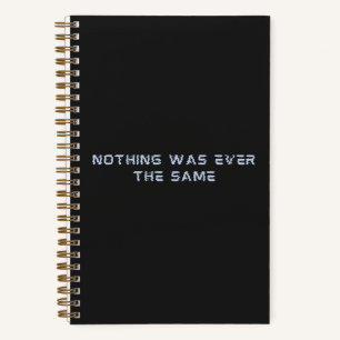 Futuristisches Notebook in Dunkelgrau Notizbuch