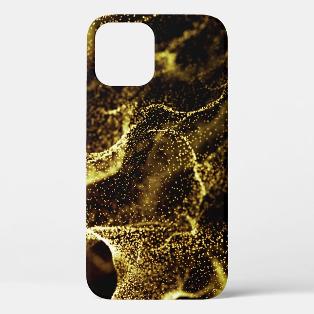 Futuristisches Punktmuster. Explosion der Wirbelwe Case-Mate iPhone Hülle (Rückseite)