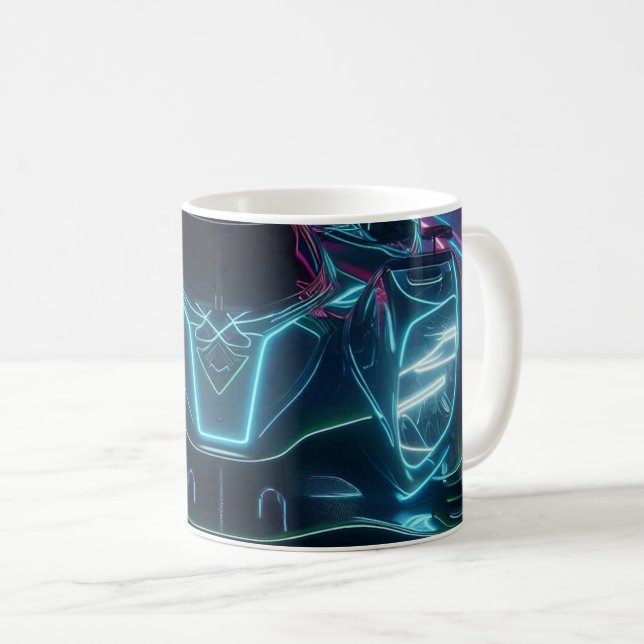 Futuristisches Racecar 11oz Tasse (VorderseiteRechts)