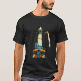 Futuristisches Weltraum-Explorationsdesign T-Shirt