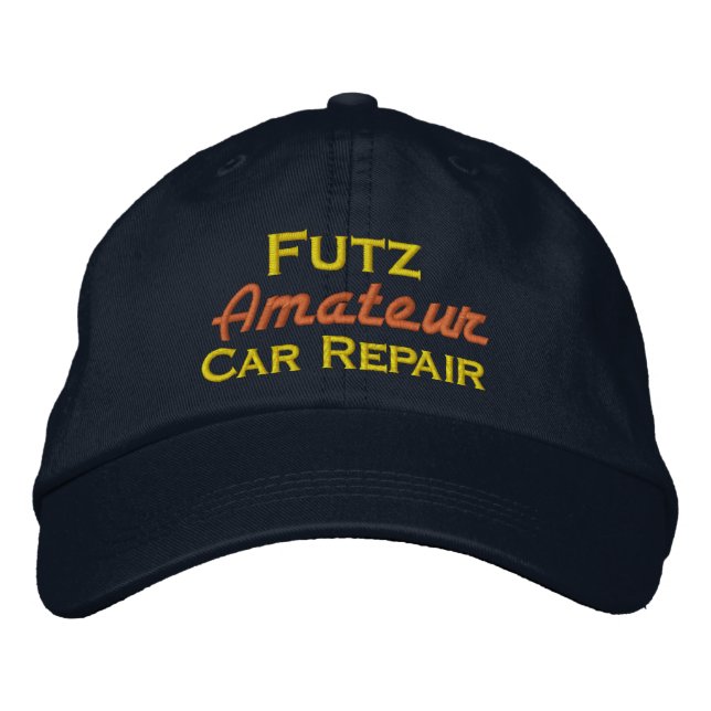 Futz Amateur Car Care bestickte Baseball Cap Bestickte Baseballkappe (Vorderseite)