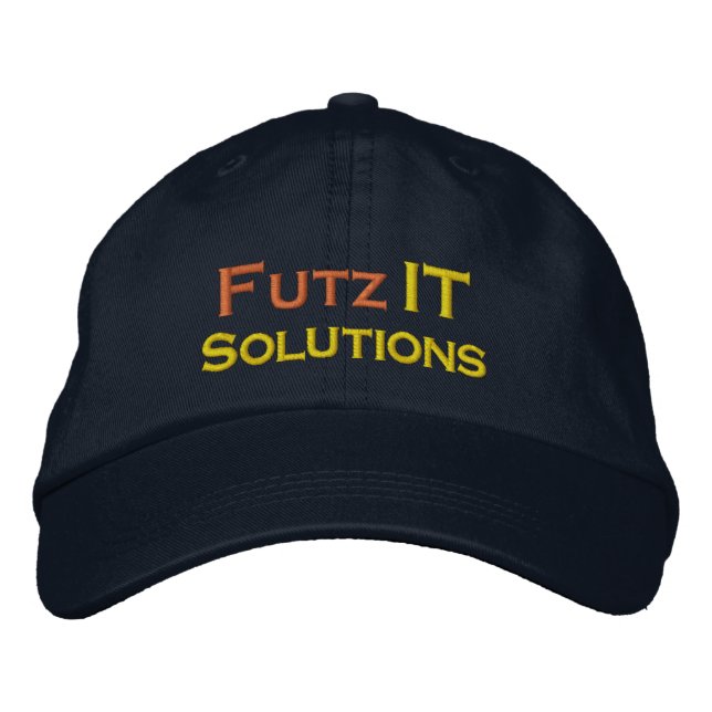 Futz IT Solutions bestickte Baseball Cap Bestickte Baseballkappe (Vorderseite)