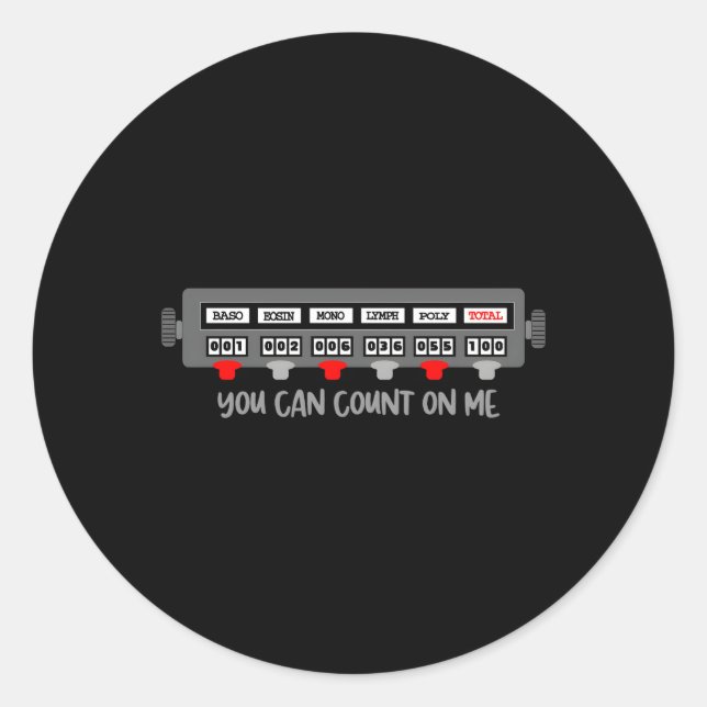 Fuuny Scientist Labrador Tech baut auf meiner Häma Runder Aufkleber (Vorderseite)