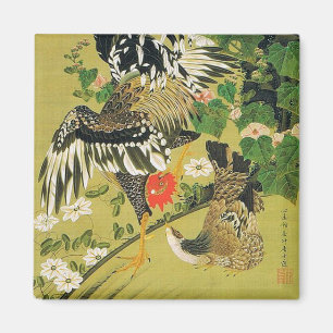 Fuyo Soukeizu Malerei von Ito Jakuchu Magnet