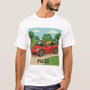 FUZI - Roadtrip King Cooler Frosch in einem Konv T-Shirt