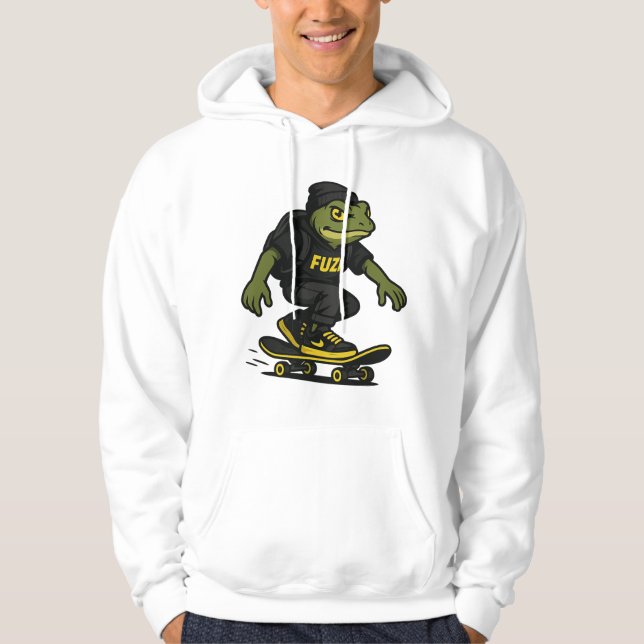 FUZI - Urban Skater Frog Streetwear - Hoodies (Vorderseite)