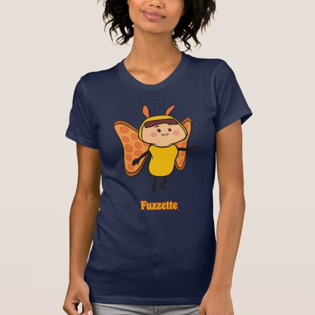 Fuzzette Damen-grundlegender T - Shirt (Vorderseite)