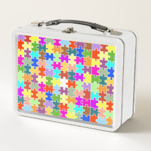 Fuzzle Metal Lunch Box