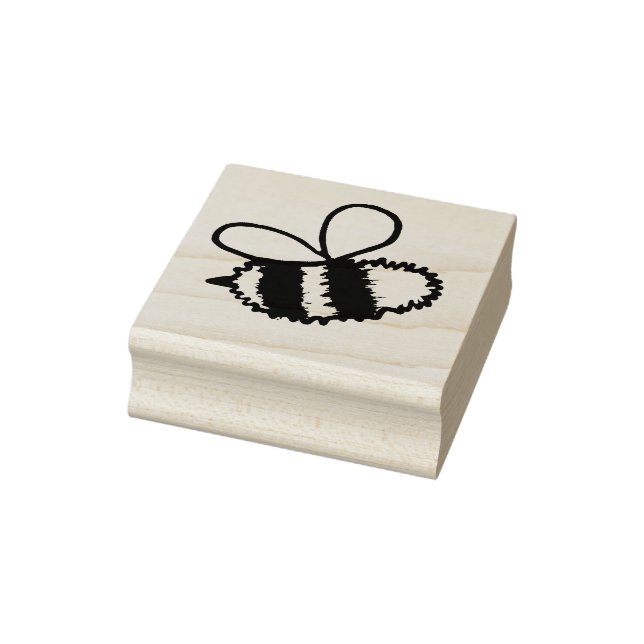 Fuzzy Bumblebee Rubber Briefmarke Gummistempel (Stempel)