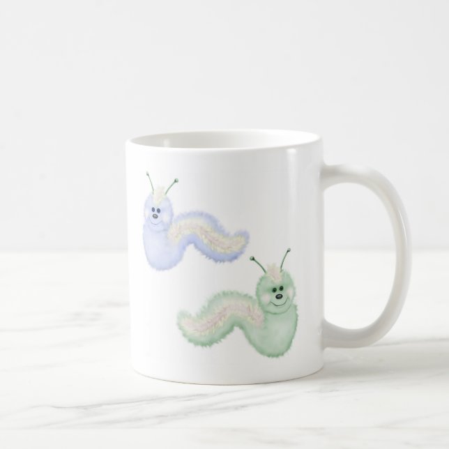 Fuzzy Caterpillar Kaffeetasse (Rechts)