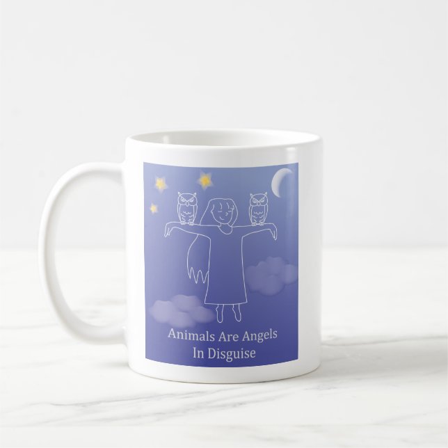 Fuzzy Express® Angel Owl Kaffeetasse (Links)