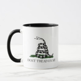 Fuzzy Express® Classic Gadsden Flag Schwarzweiß Tasse