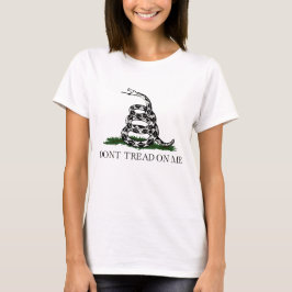 Fuzzy Express® Classic Gadsden Flag Weiße Frau T-Shirt