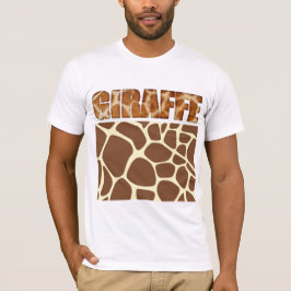 Fuzzy Express® Giraffe Tierwerbung T-Shirt