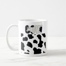 Fuzzy Express® Kuh Animal Print Kaffeetasse