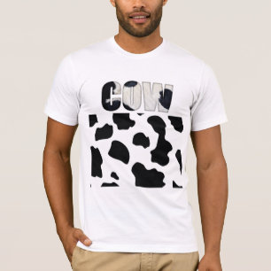 Fuzzy Express® Kuh Animal Print T-Shirt