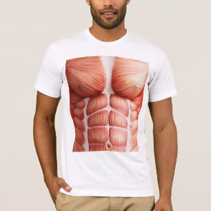 Fuzzy Express® Muscle Body Anatomie T-Shirt