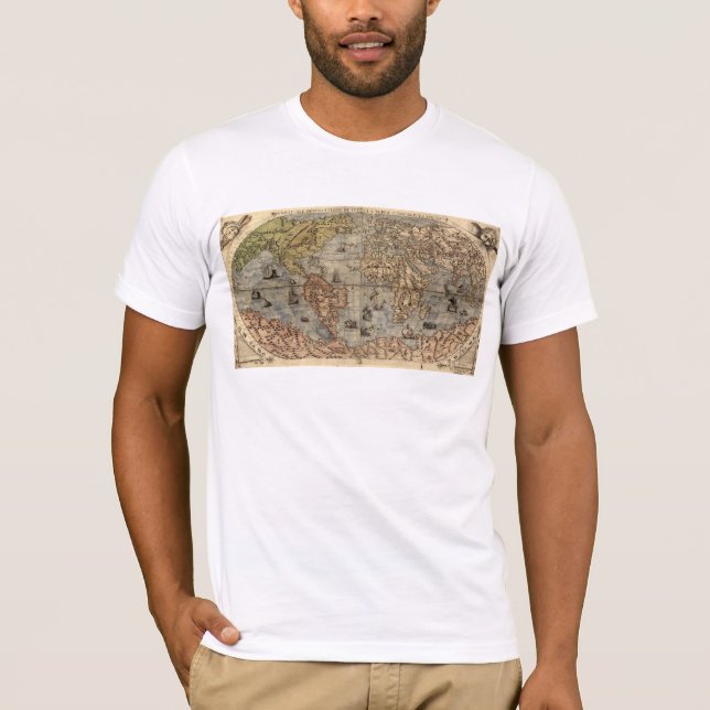 Fuzzy Express® Old Map #2 T-Shirt (Vorderseite)