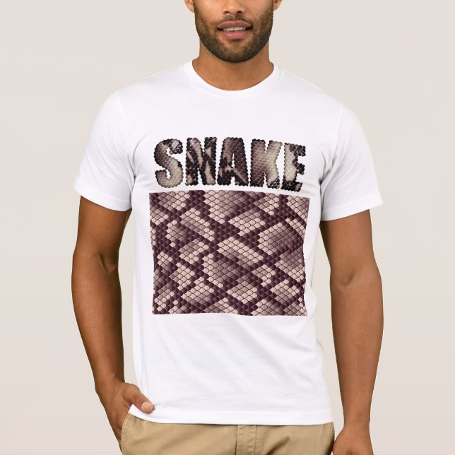 Fuzzy Express® Schlangentierwerbung T-Shirt (Vorderseite)