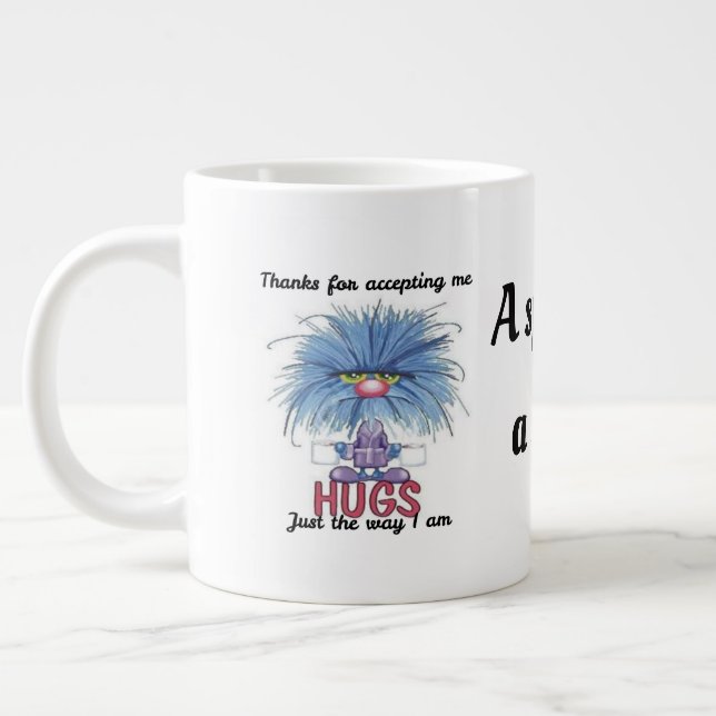 Fuzzy Hugs Kaffeetasse 20 oz Jumbo-Tasse (Links)