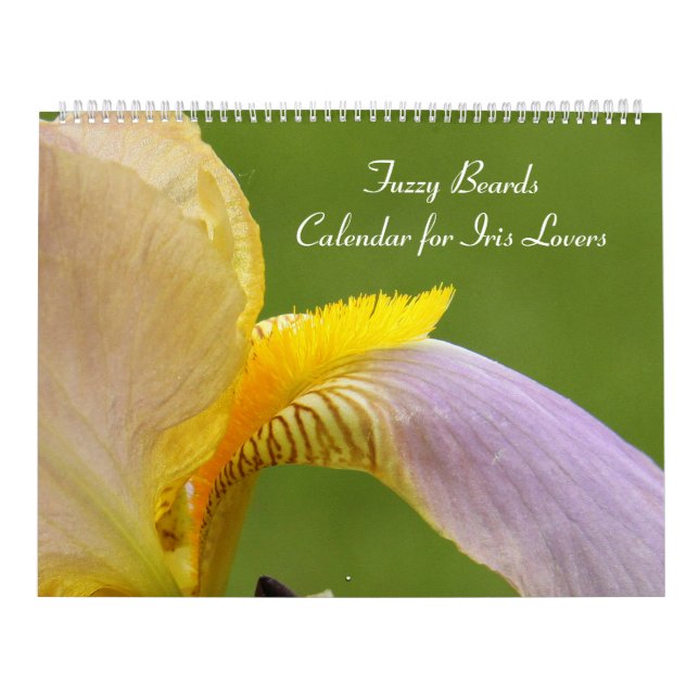 Fuzzy Iris Beards Blume Fotokalender Kalender (Titelbild)