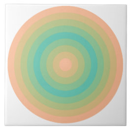 Fuzzy Peach Bermuda Circles Keramik Tile Fliese