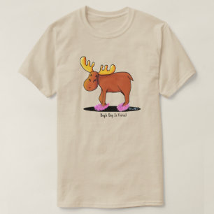 Fuzzy Slipper Elch T - Shirt