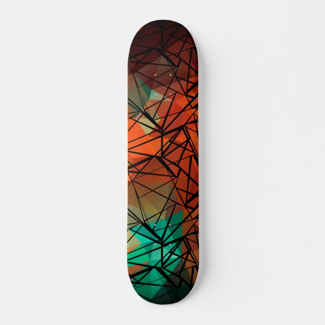 FuzzyFoxArt , Polygon Skateboard (Vorne)