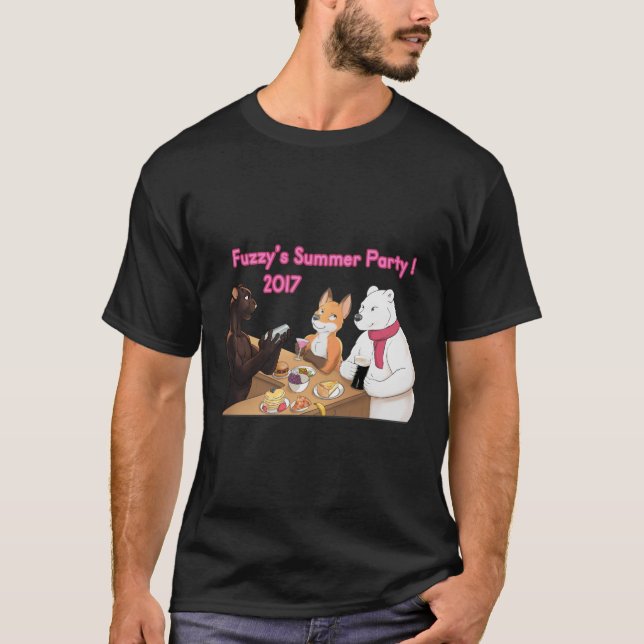 Fuzzy's Party, Summer 2017! Tee Shirt (Vorderseite)