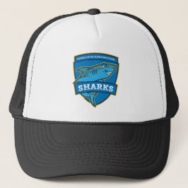 FVES Sharks Wappen Trucker Hat Truckerkappe