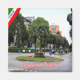 FVG008 LIGNANO - Pinewood - Italien - Kühlschrank Magnet