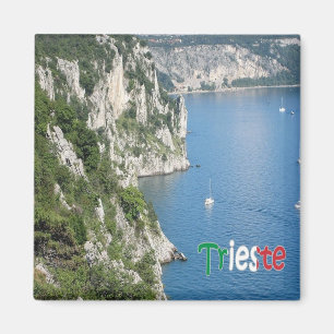FVG017 TRIESTE, Path Rilke, Italien, Kühlschrank Magnet