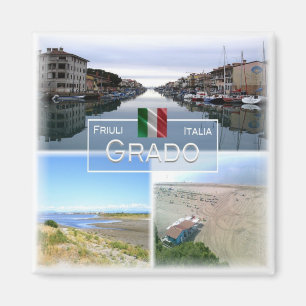 FVG029 GRADO - Mosaic - Italy - Fridge Magnet
