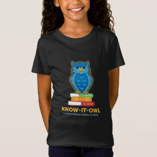 FVMS Know-it-All, Schwarze Jugend T-Shirt