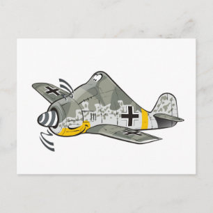 fw-190 focke wolf postkarte