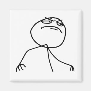 Fyea-Raserei-Gesicht Meme Magnet