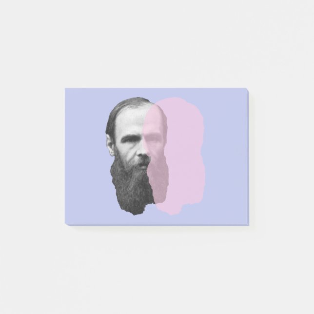 Fyodor Dostoevsky Post-it Klebezettel (Vorderseite)