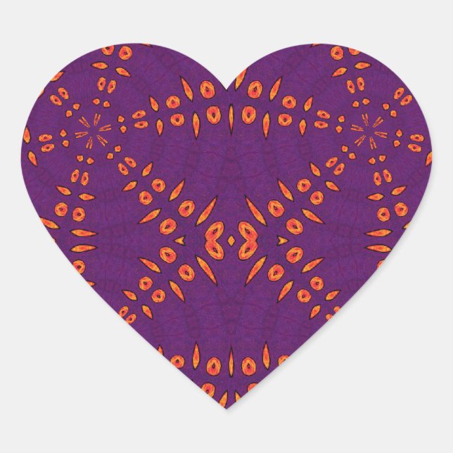 Fyre Trybe Heart Sticker (Vorderseite)