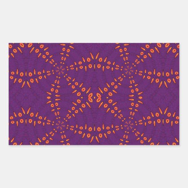 Fyre Trybe Rectangle Sticker (Vorderseite)