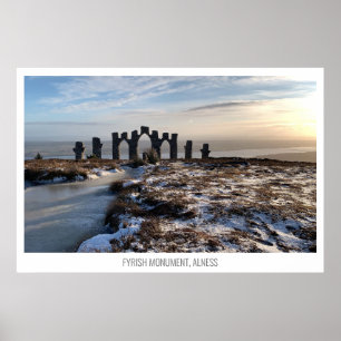 Fyrish Monument, Alness, Schottland Poster