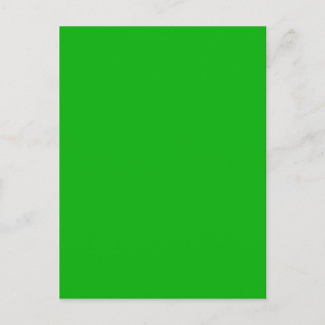 G05 grüne Farbe Postkarte (Vorderseite)