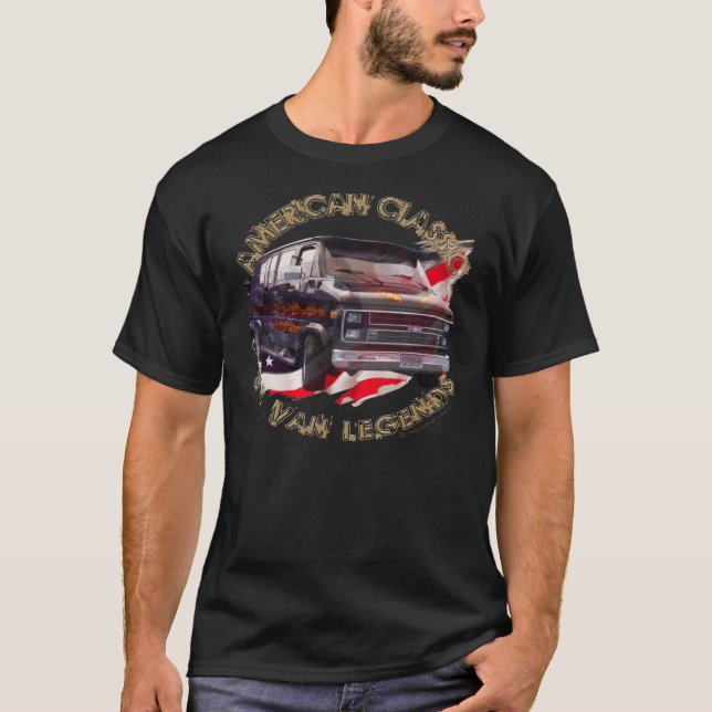 G20 cHevy american V8 Van legend T-Shirt (Vorderseite)