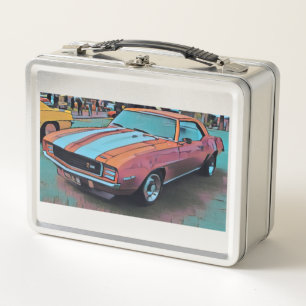 G2 "Erinnerungen Camaro SS und Impala SS Mittagssc Metall Brotdose