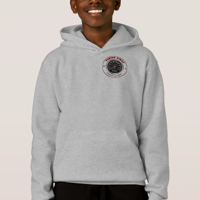 G2 "Finish First" Tach Boy's Hoodie (Vorderseite)